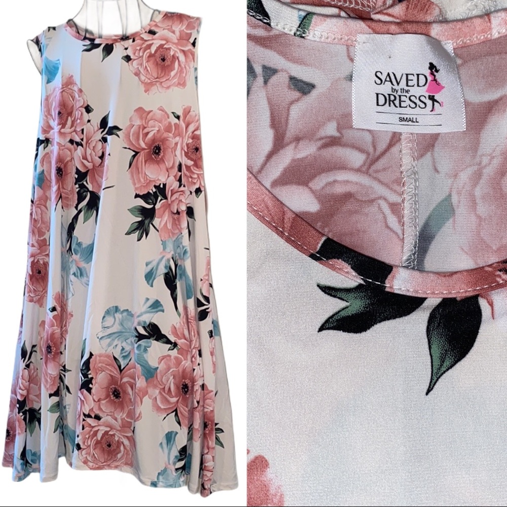Saved by the Dress casual sleeveless shift dress.